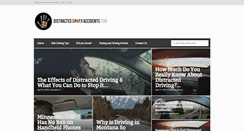 Desktop Screenshot of distracteddriveraccidents.com